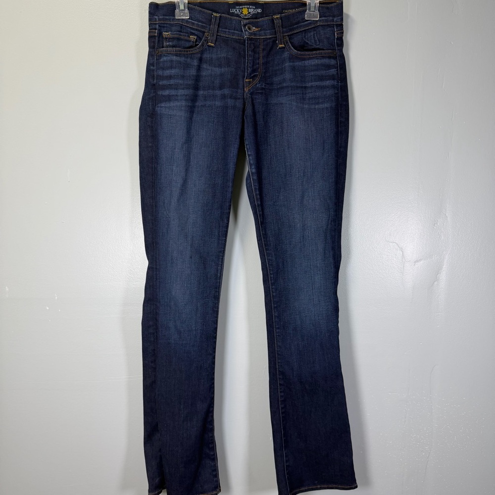 Lucky Brand Women's Dark Blue Boot Leg Jeans Sz 6